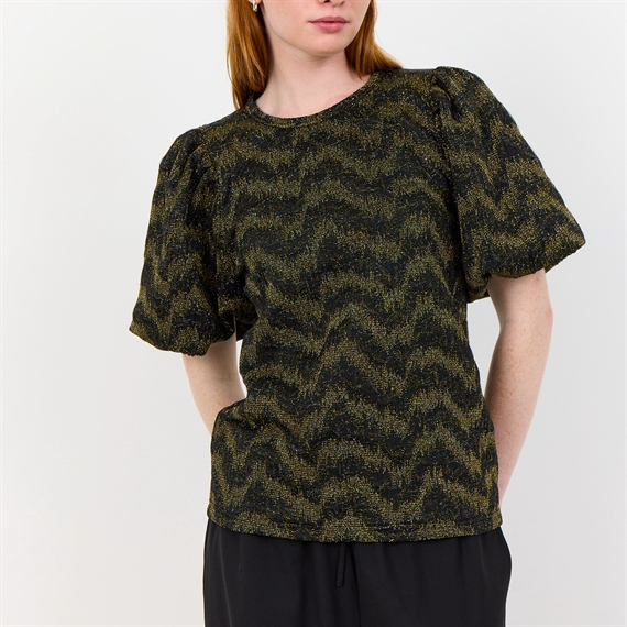 Levete Room LR-JONE 4 Bluse, Black Combi